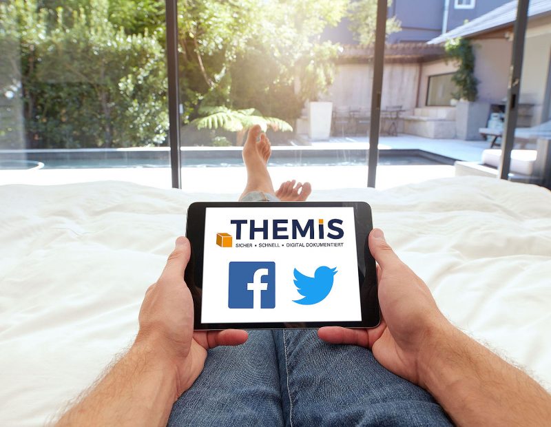 THEMIS teilt gerne - auf Facebook und Twitter